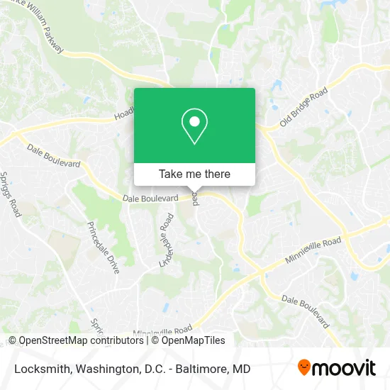 Locksmith map