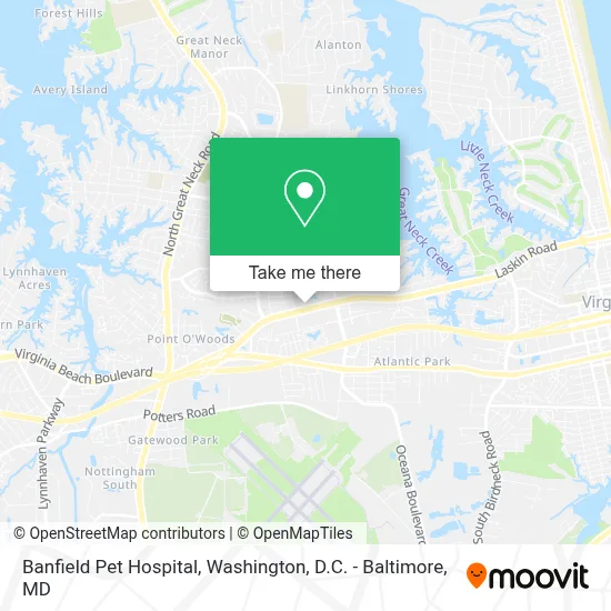 Banfield Pet Hospital map