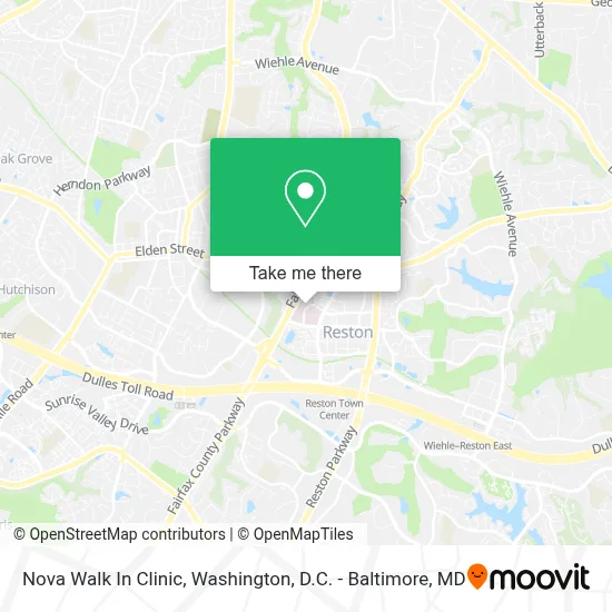 Nova Walk In Clinic map