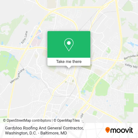 Gardyloo Roofing And General Contractor map