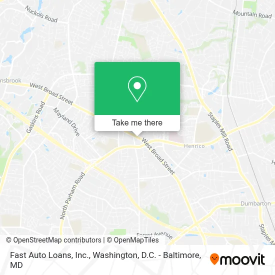 Fast Auto Loans, Inc. map