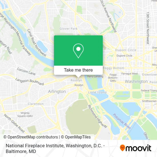 National Fireplace Institute map