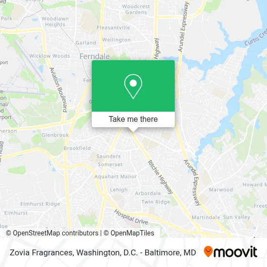 Zovia Fragrances map