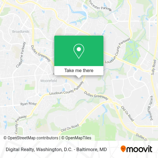 Digital Realty map