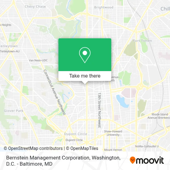 Bernstein Management Corporation map