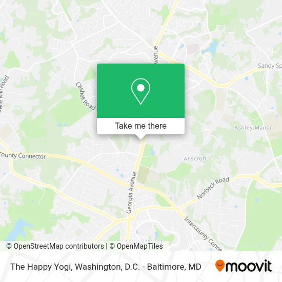 The Happy Yogi map