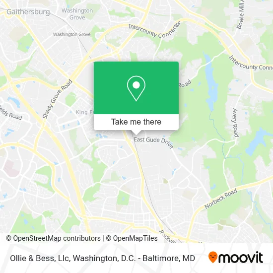 Ollie & Bess, Llc map