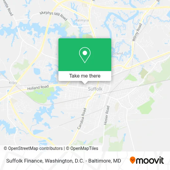 Suffolk Finance map