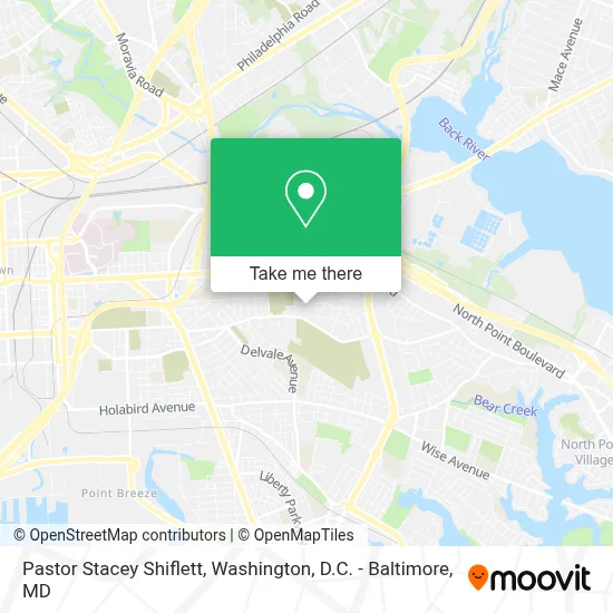 Pastor Stacey Shiflett map