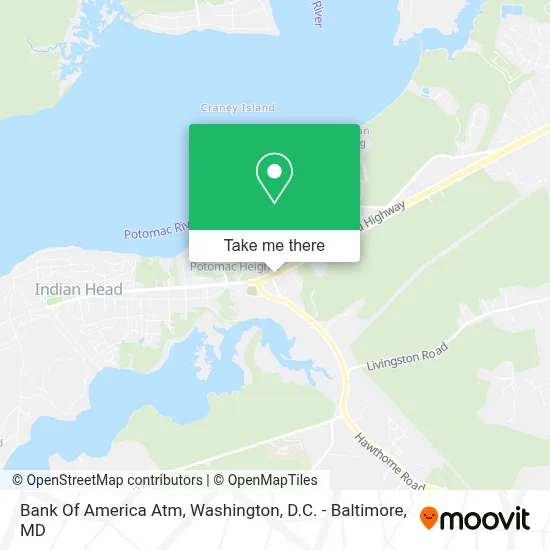 Bank Of America Atm map