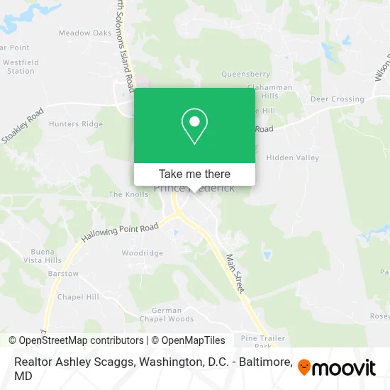 Realtor Ashley Scaggs map