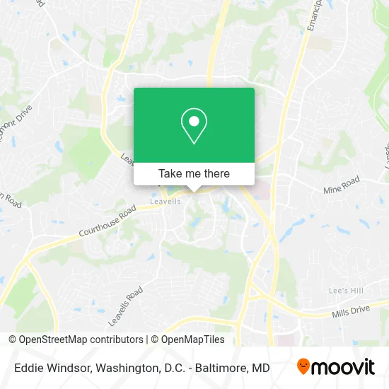 Eddie Windsor map