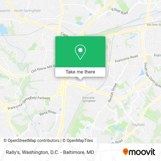 Rally's map