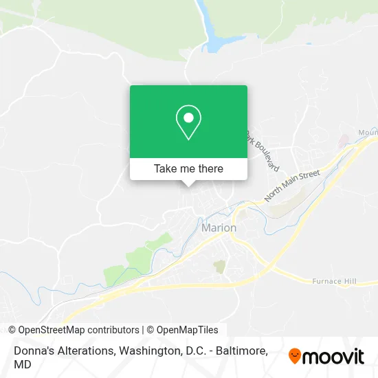 Donna's Alterations map