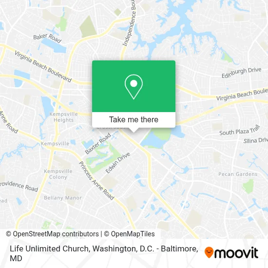 Life Unlimited Church map