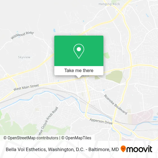Bella Voi Esthetics map