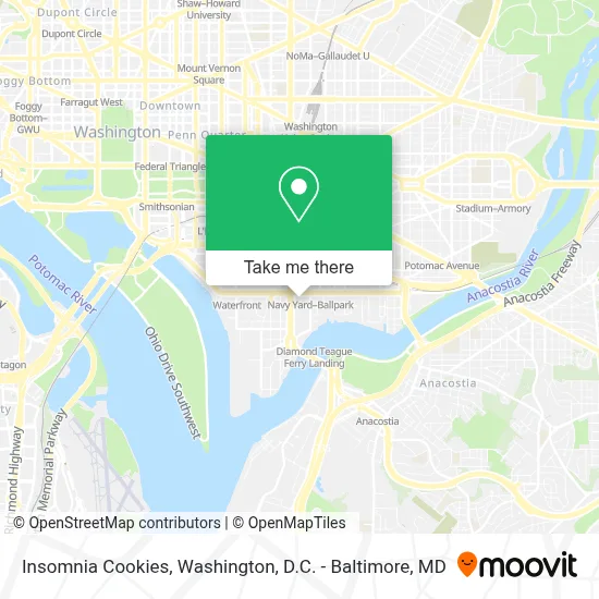 Insomnia Cookies map