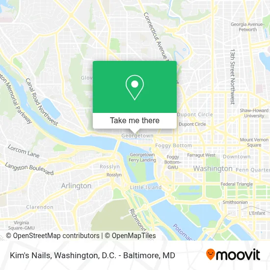 Kim's Nails map