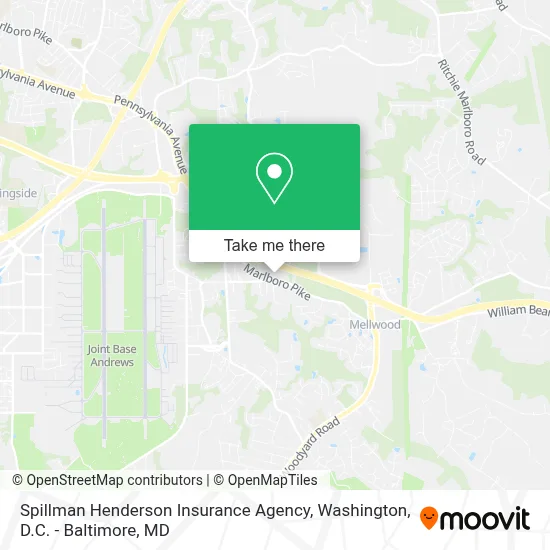 Spillman Henderson Insurance Agency map