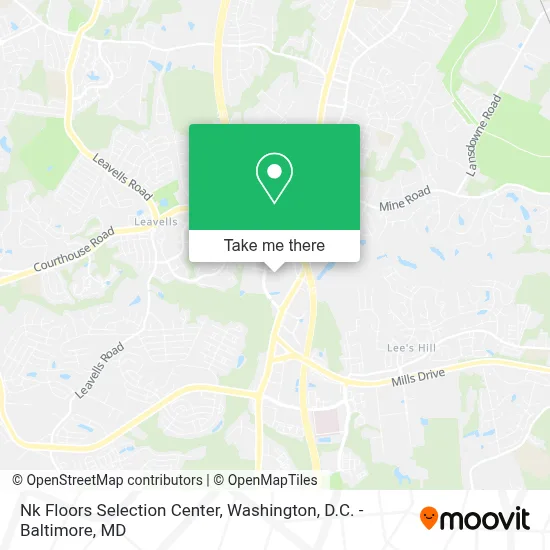 Nk Floors Selection Center map
