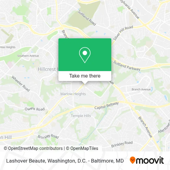 Lashover Beaute map