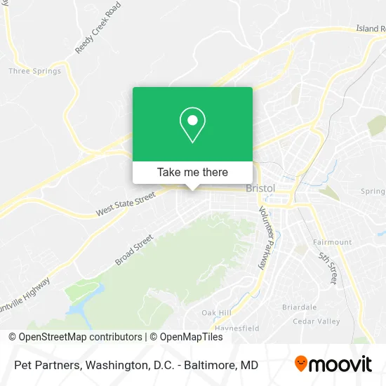 Pet Partners map