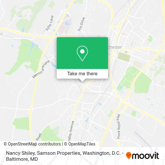 Nancy Shiley, Samson Properties map