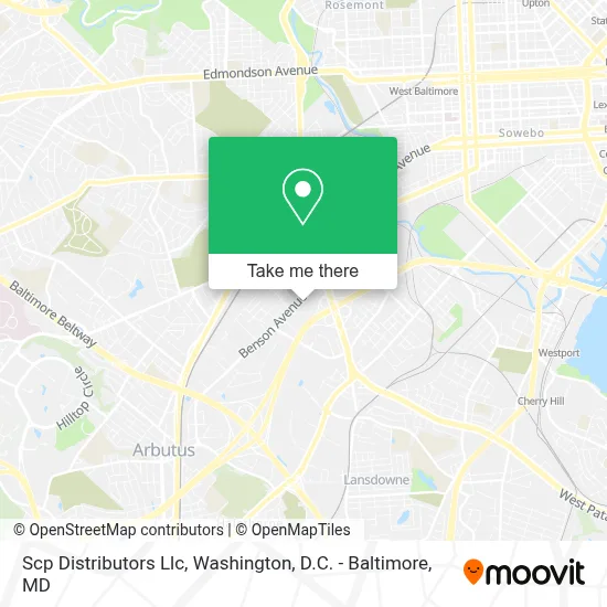 Scp Distributors Llc map