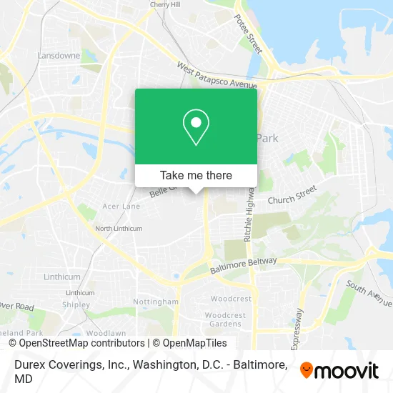 Durex Coverings, Inc. map