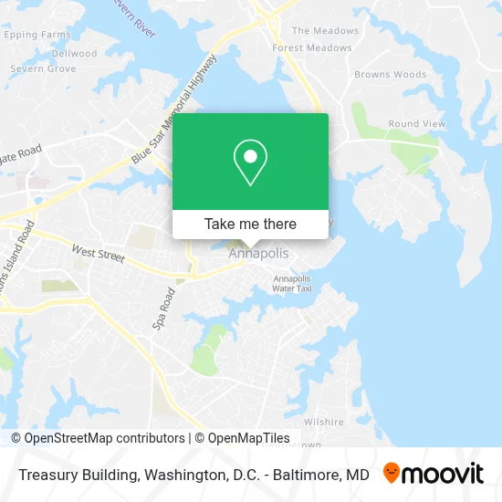 Treasury Building map