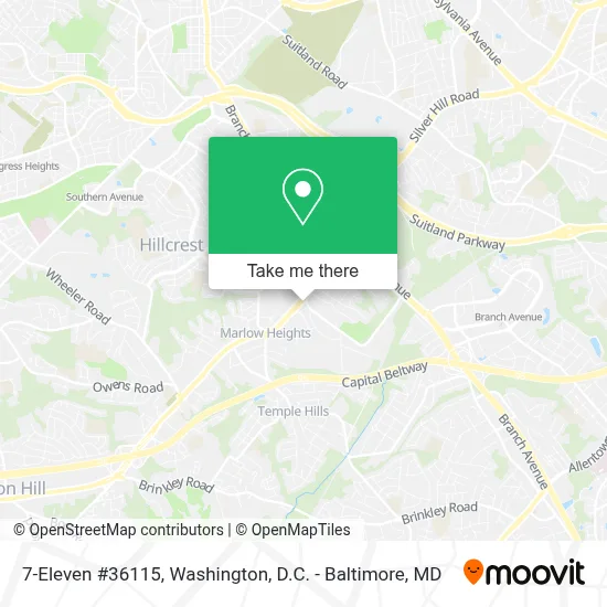 7-Eleven #36115 map
