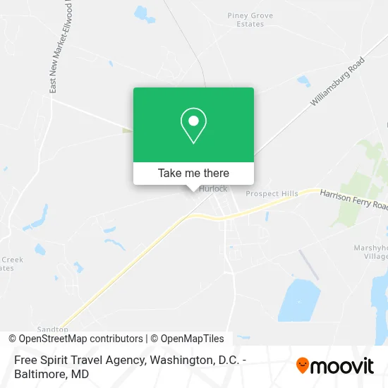 Free Spirit Travel Agency map