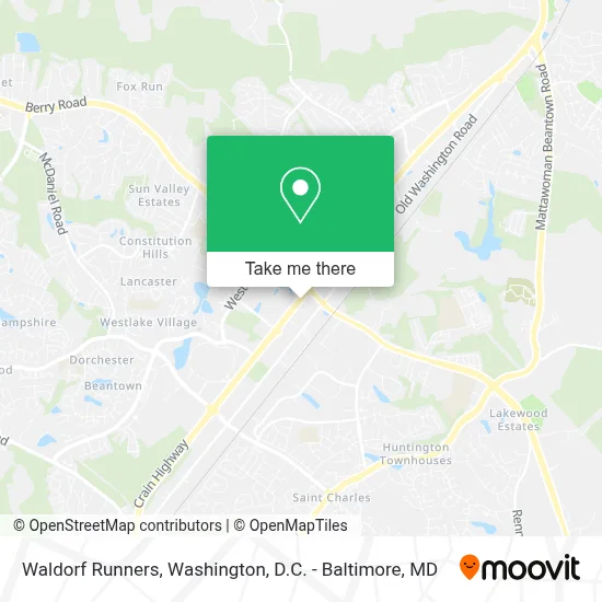 Waldorf Runners map