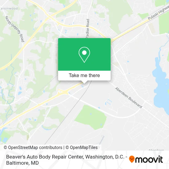 Beaver's Auto Body Repair Center map
