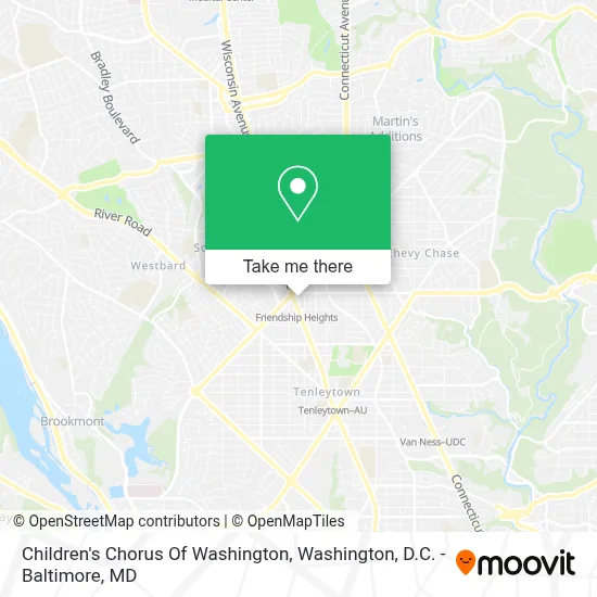 Children's Chorus Of Washington map