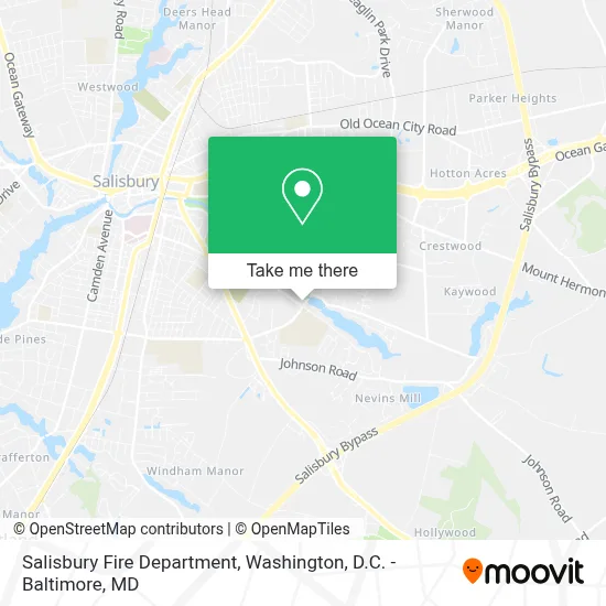 Salisbury Fire Department map