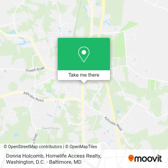 Donna Holcomb, Homelife Access Realty map