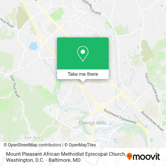 Mount Pleasant African Methodist Episcopal Church map