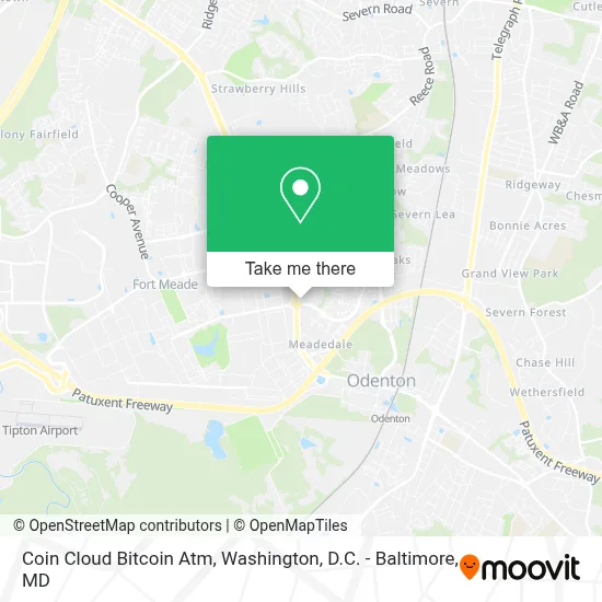 Coin Cloud Bitcoin Atm map