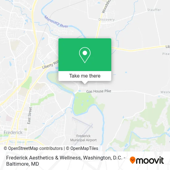 Frederick Aesthetics & Wellness map