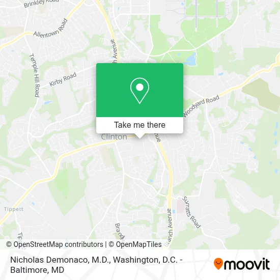 Nicholas Demonaco, M.D. map