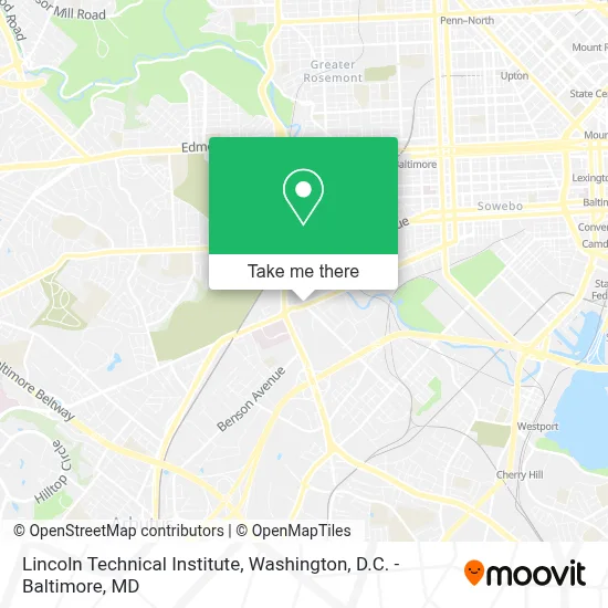 Lincoln Technical Institute map