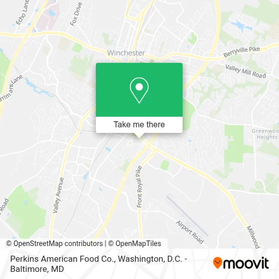 Perkins American Food Co. map