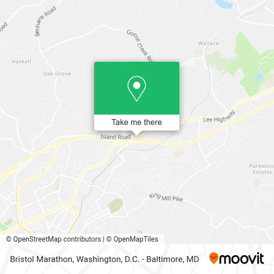 Bristol Marathon map