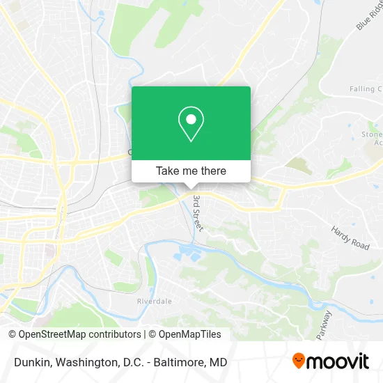 Dunkin map