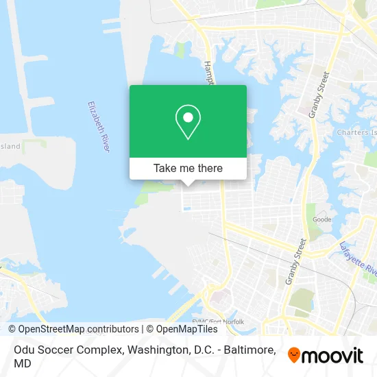 Odu Soccer Complex map
