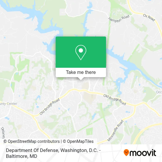 Department Of Defense map