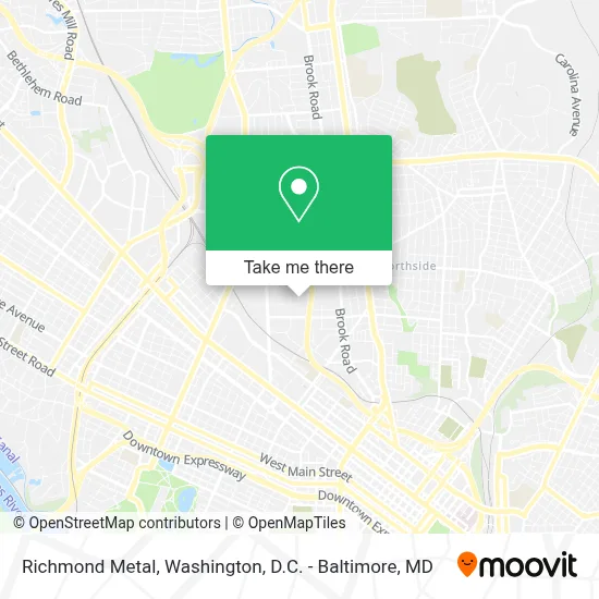 Richmond Metal map
