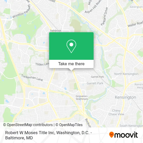 Robert W Moses Title Inc map
