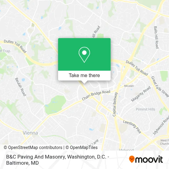 B&C Paving And Masonry map